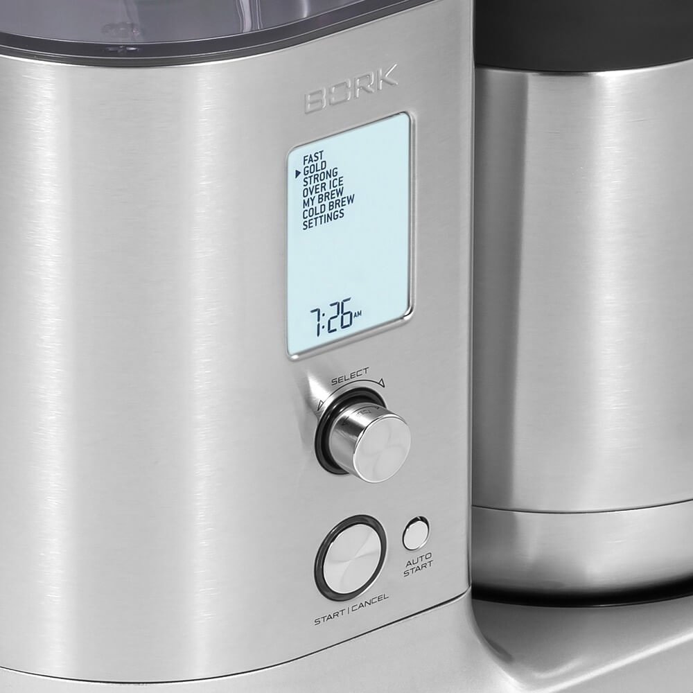 Кофеварка BORK C510 черный, серебристый - ForteMarket Кофеварка BORK C510 черный, серебристый купить,0