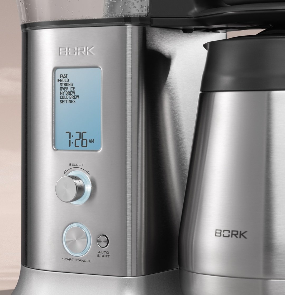 Кофеварка BORK C510 черный, серебристый - ForteMarket Кофеварка BORK C510 черный, серебристый купить,0