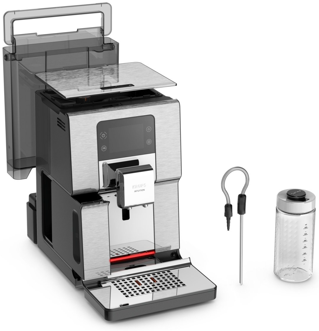 Кофемашина Krups Intuition Experience+ EA877D10 стальной купить,586990