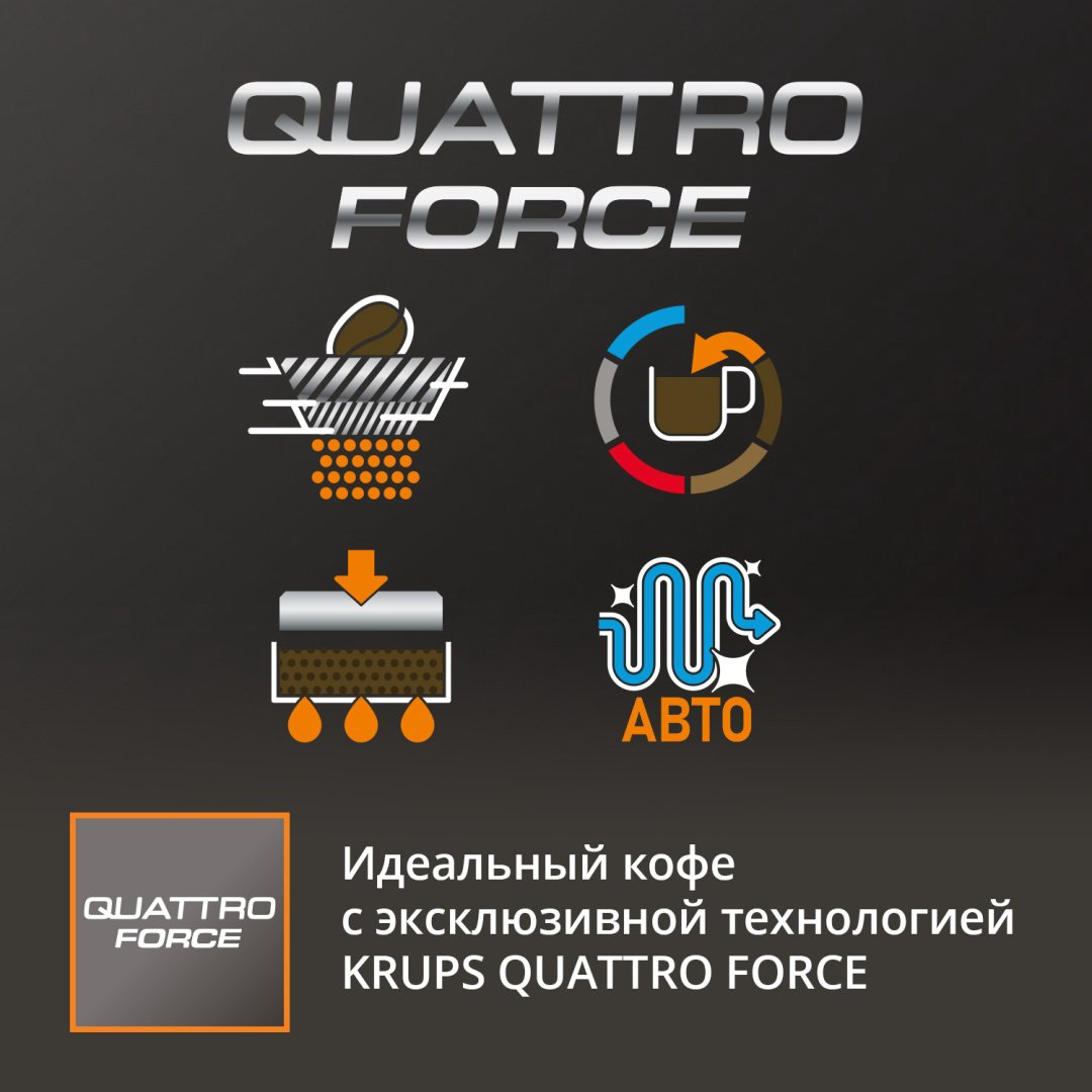 Кофемашина Krups Intuition Experience+ EA877D10 стальной купить,586990