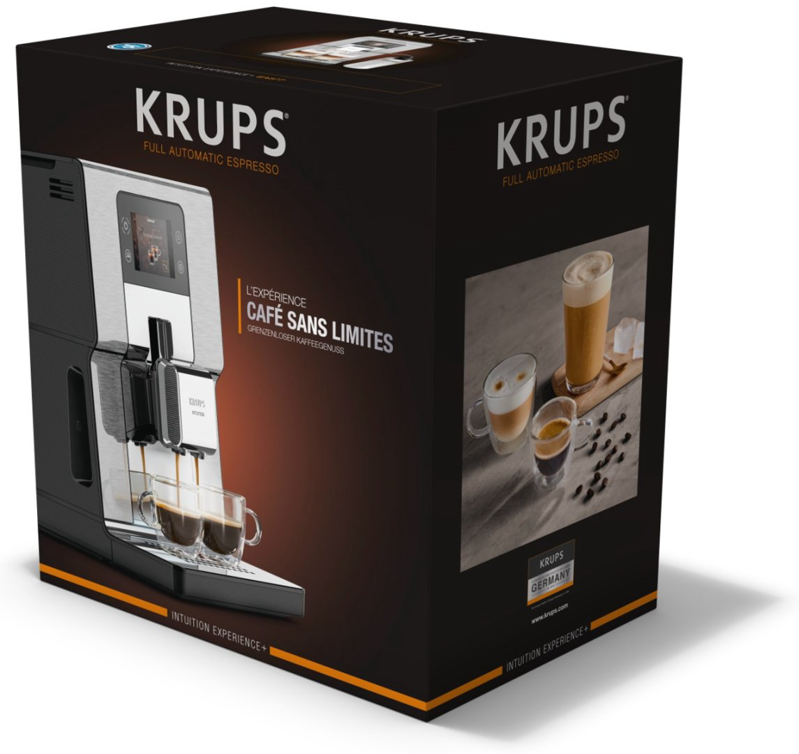 Кофемашина Krups Intuition Experience+ EA877D10 стальной купить,586990