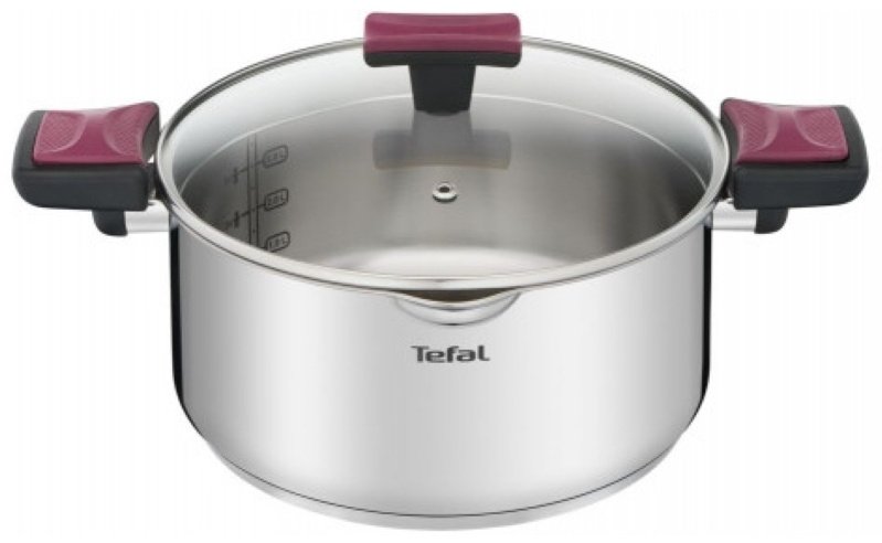 Кастрюля 5 л, Tefal G7234674 сталь