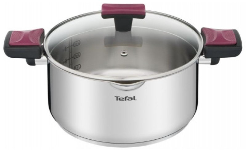 Кастрюля 5 л, Tefal G7234674 сталь купить,34990