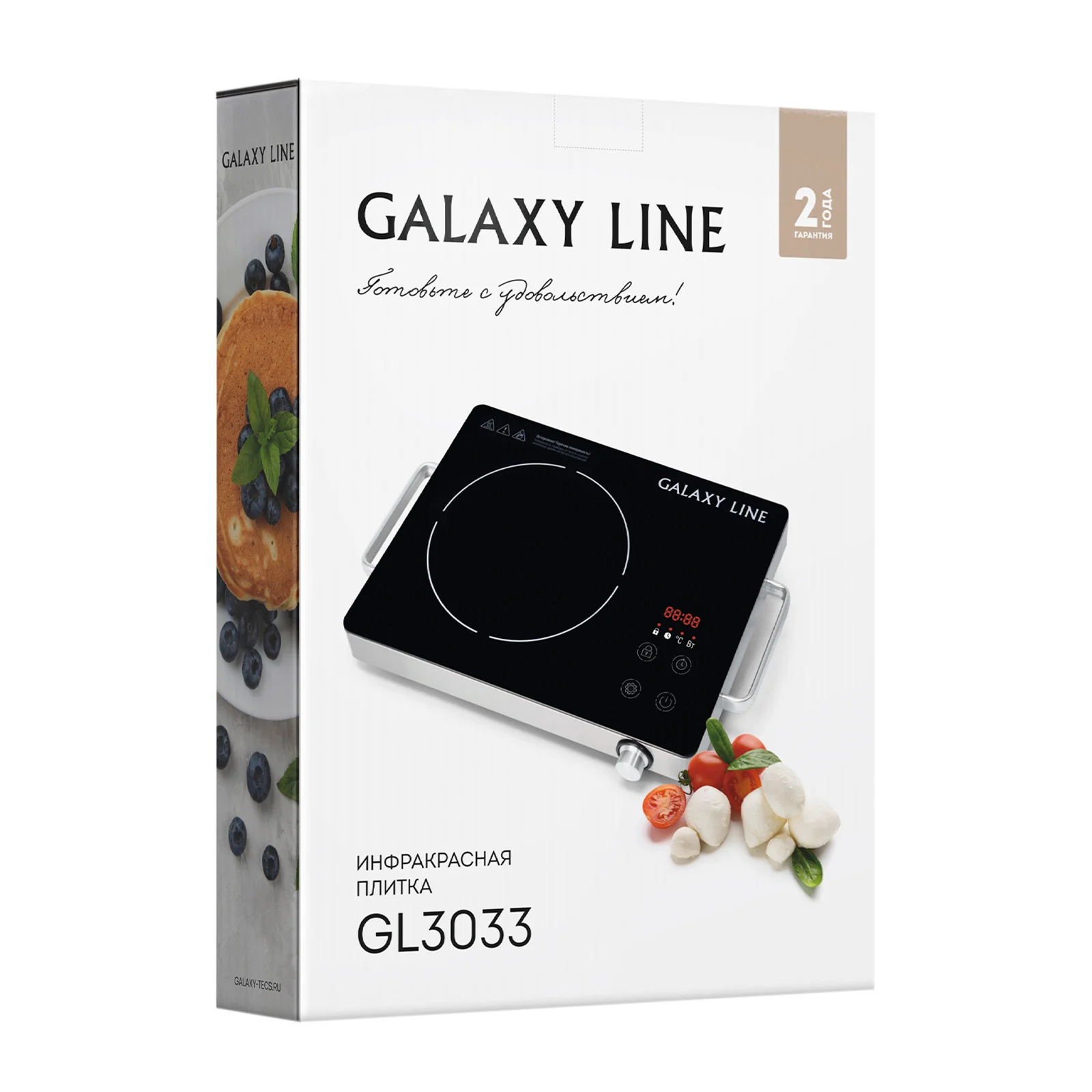 Плита настольная Galaxy Line GL 3033 черная купить,0