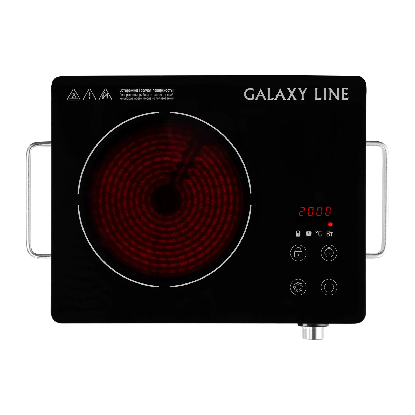 Плита настольная Galaxy Line GL 3033 черная купить,0