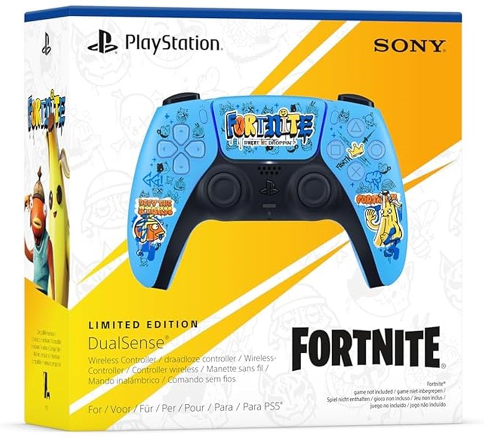 Игровой контроллер Sony DualSense Controller Fortnite Limited Edition синий - ForteMarket Игровой контроллер Sony DualSense Controller Fortnite Limited Edition синий купить,0