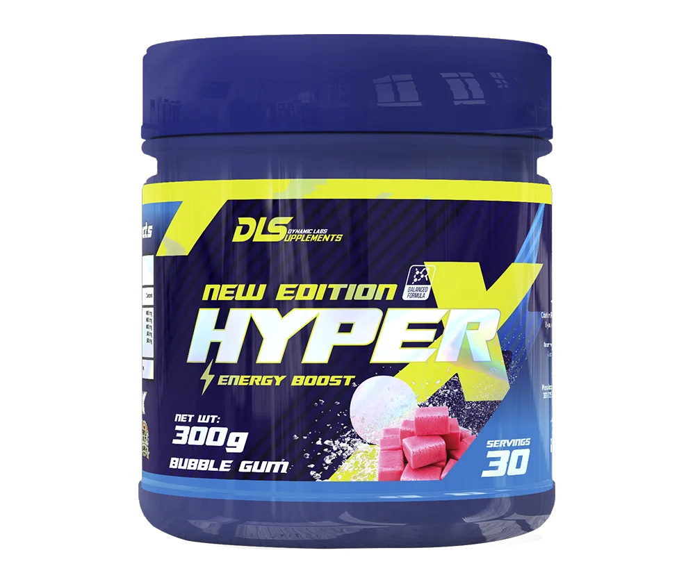 Энергетик Dynamic Labs Supplements Hyper X Bubble gum 300 гр