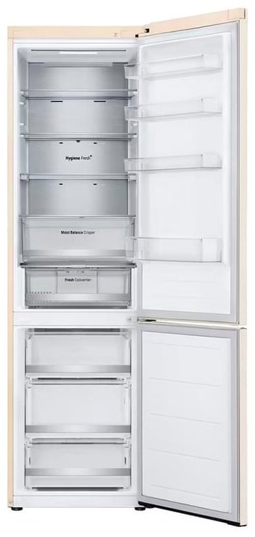Холодильник LG GC-B509FEPW бежевый купить,0