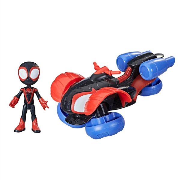 Игровой набор Hasbro  Spidey and his Amazing Friends Майлс 9см и Транспорт 2в1 купить,NaN