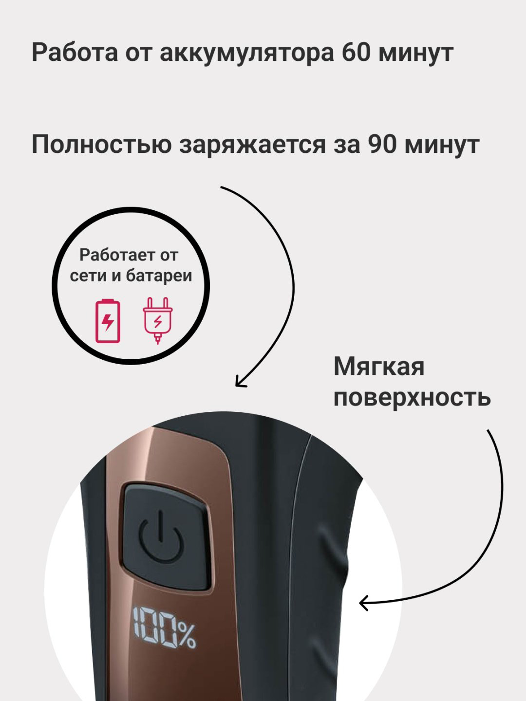 Электробритва Beurer HR7000 сеточная от сети / аккумулятора купить,NaN