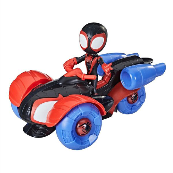 Игровой набор Hasbro  Spidey and his Amazing Friends Майлс 9см и Транспорт 2в1 купить,NaN