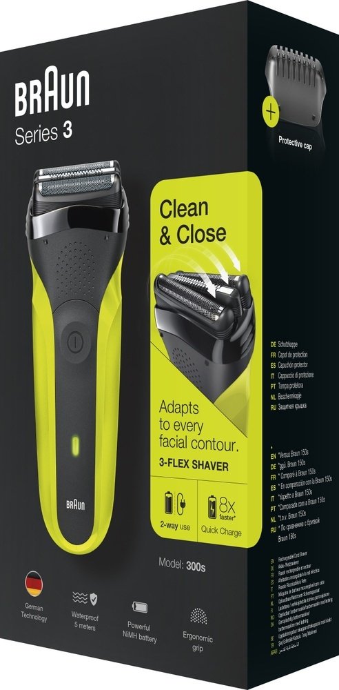 Электробритва Braun 300s сеточная от сети / аккумулятора - ForteMarket Электробритва Braun 300s сеточная от сети / аккумулятора купить,0