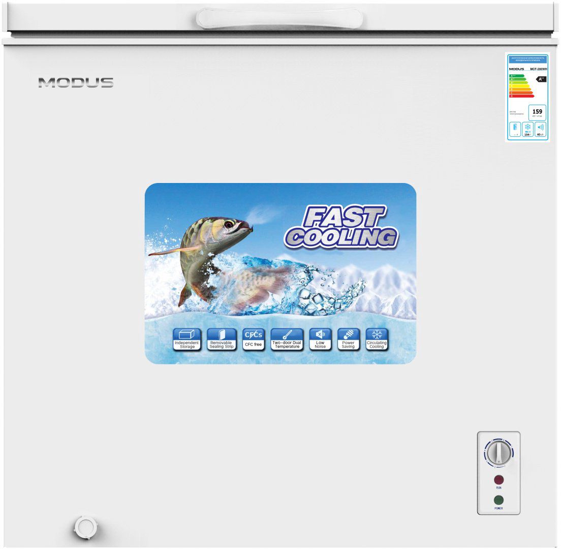 Морозильник Modus MCF-200WHT 200L White купить,NaN