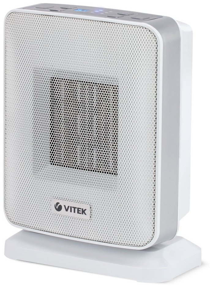 Тепловентилятор Vitek VT-2052 белый-серебристый
