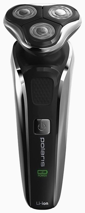 Электробритва Polaris PMR 0307RC PRO роторная от сети / аккумулятора