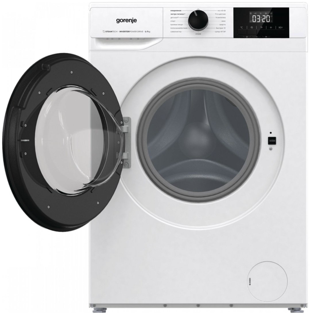 Стиральная машина Gorenje W3NGPI72SBS/C белый купить,NaN