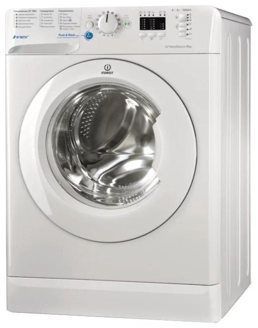 Стиральная машина Indesit BWSA 51051 1 белый купить,NaN