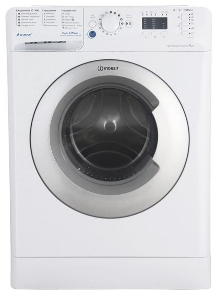 Стиральная машина Indesit BWSA 51051 1 белый купить,NaN