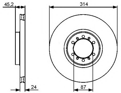 Диски Blue Print передние ADC44365 купить,49630