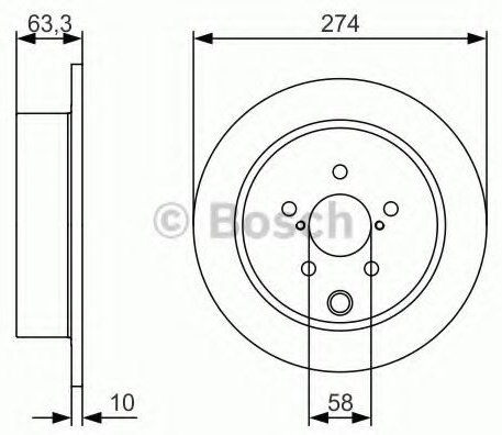Диски Bosch задние 0 986 479 634 купить,NaN