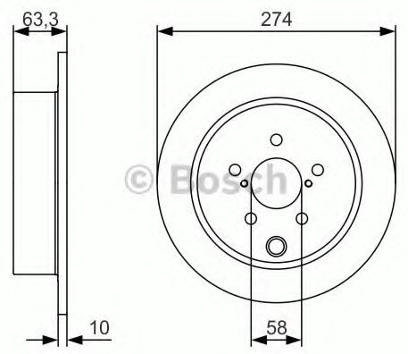 Диски Bosch задние 0 986 479 634 купить,NaN