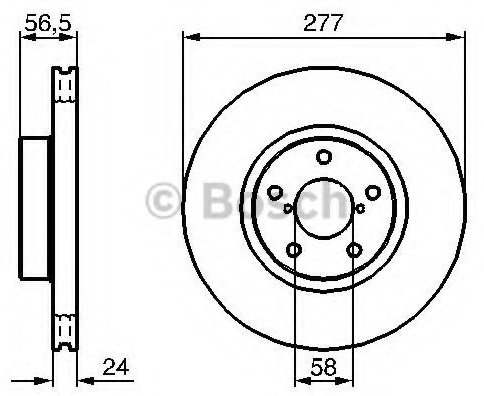 Диски Bosch передние 0 986 479 147 купить,NaN