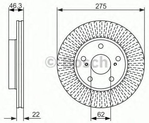 Диски Bosch передние 0 986 479 341 купить,NaN