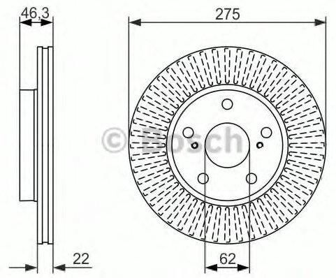 Диски Bosch передние 0 986 479 341 купить,NaN