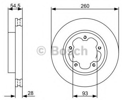 Диски Bosch передние 0 986 479 392 купить,NaN