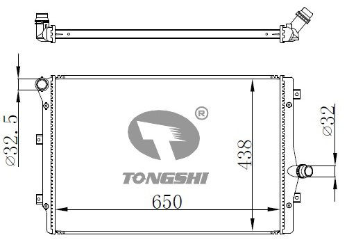 Nissens радиатор основной 65281A купить,NaN