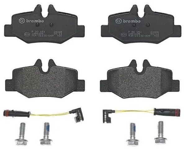 Колодки Brembo задние P50051 4 шт купить,NaN