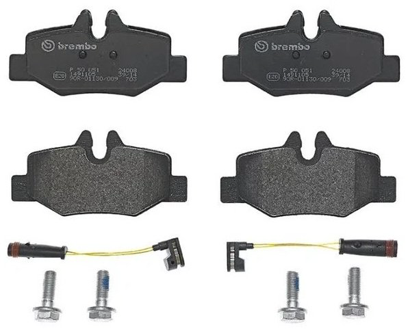 Колодки Brembo задние P50051 4 шт купить,NaN
