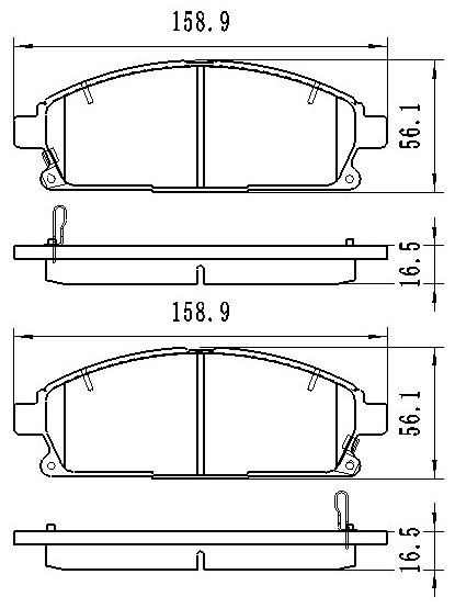 Колодки Winkod передние W0008BP