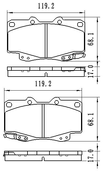 Колодки Winkod передние W0046BP купить,NaN