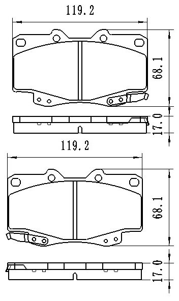 Колодки Winkod передние W0046BP купить,NaN