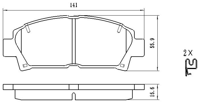 Колодки Winkod передние W0050BP