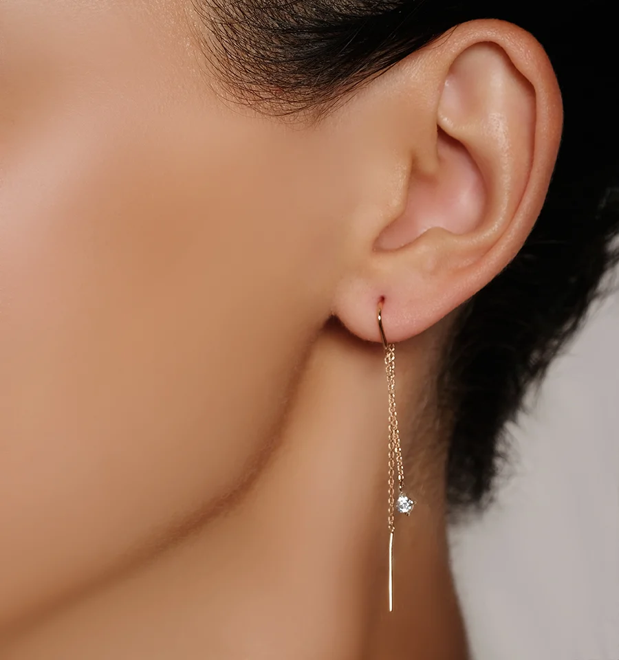 Серьги Кристалл NL695 1.35гр купить,NaN