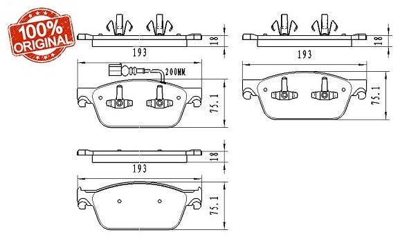 Колодки Winkod W1457BP купить,NaN