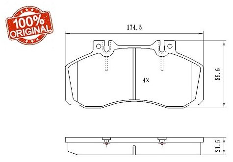 Колодки Winkod W1474BP купить,NaN