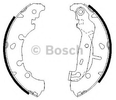 Колодки Bosch задние 0986487599 купить,NaN