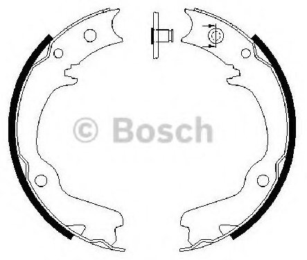 Колодки Bosch задние 0986487681 купить,NaN