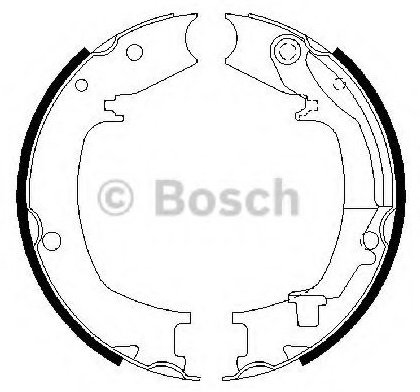 Колодки Bosch задние 0 986 487 711 купить,NaN