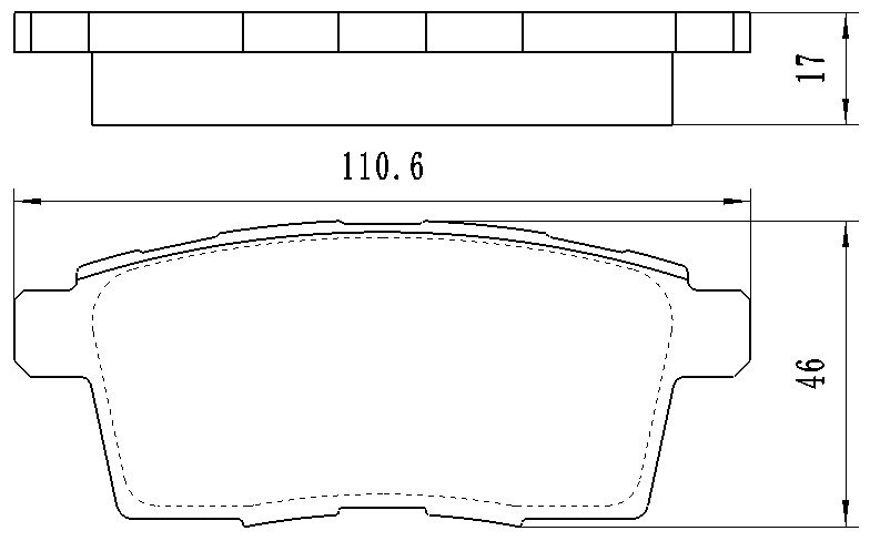 Колодки Winkod задние W1843BP