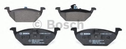 Колодки Bosch передние 0986494019 купить,NaN