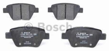 Колодки Bosch задние 0986494416 купить,NaN
