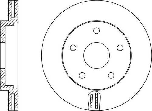Диски Winkod передние W660410BD купить,14360