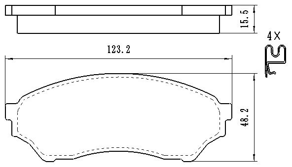 Колодки Winkod передние W1894BP купить,NaN