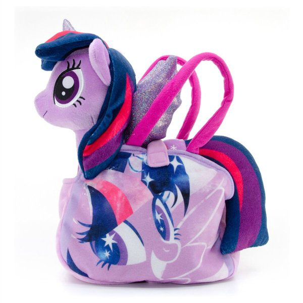 Мягкая игрушка  My Little Pony  Пони в сумочке Искорка   25см купить,NaN
