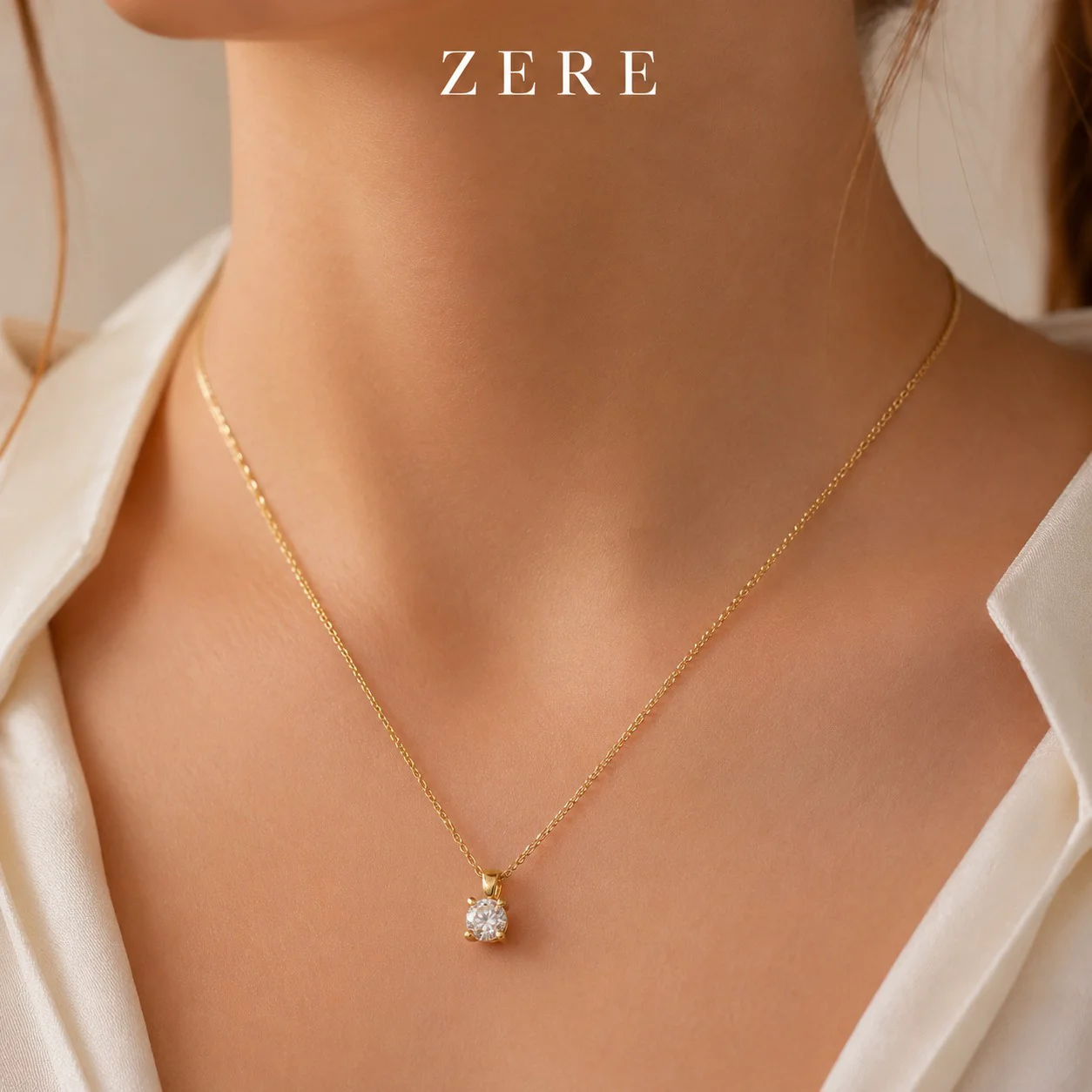 Цепочка с подвеской Zere ZR090505 45см 1.61гр