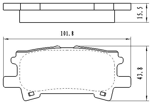 Колодки Winkod задние W2104000BP купить,NaN
